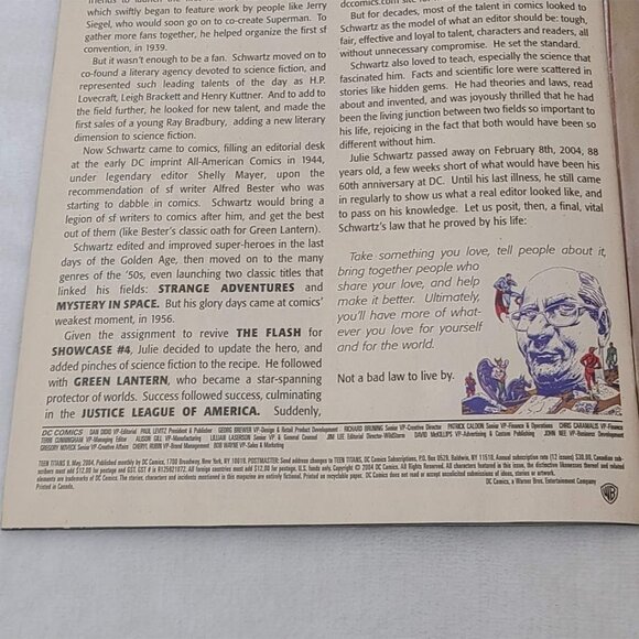 Teen Titans 9 DC Comics 2004 VF 8.0 1st Full Appearance Ravager Rose Wilson - Picture 3 of 12